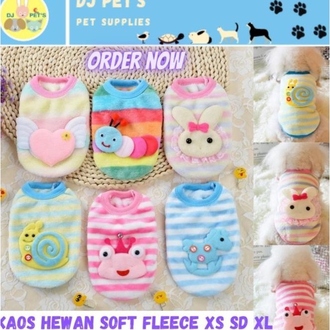 baju anjing dan baju kucing baju hewan kecil puppy kitten PET2031