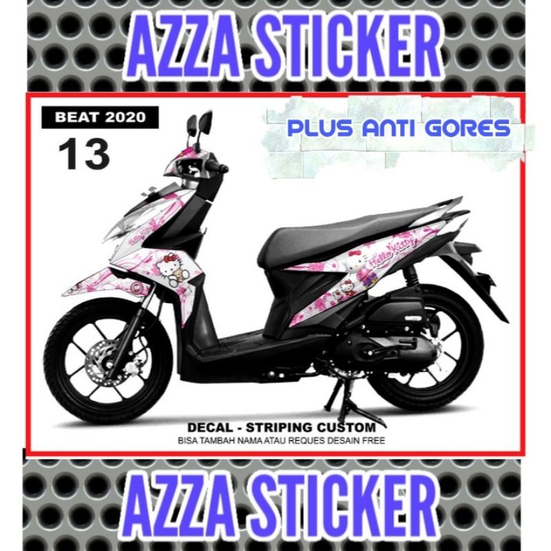 Stiker Dekal Beat 2020 Striping Motor Beat 2020 Full Sticker Decal Beat 2020 Stiker Beat 2020 Dekal 