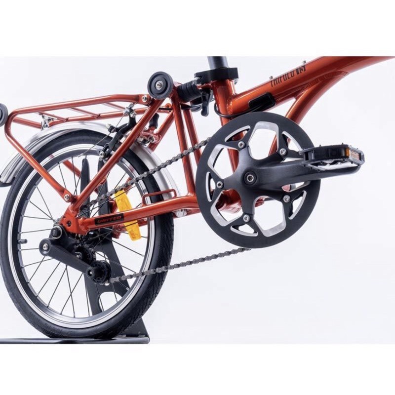 Sepeda Lipat United Trifold 1S dan 3 speed folding Garansi alloy Frame 5 tahun shimano ready stock-5