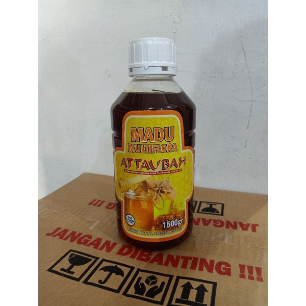 

Madu Multiflora attaubah 1500gr Termurah Asli