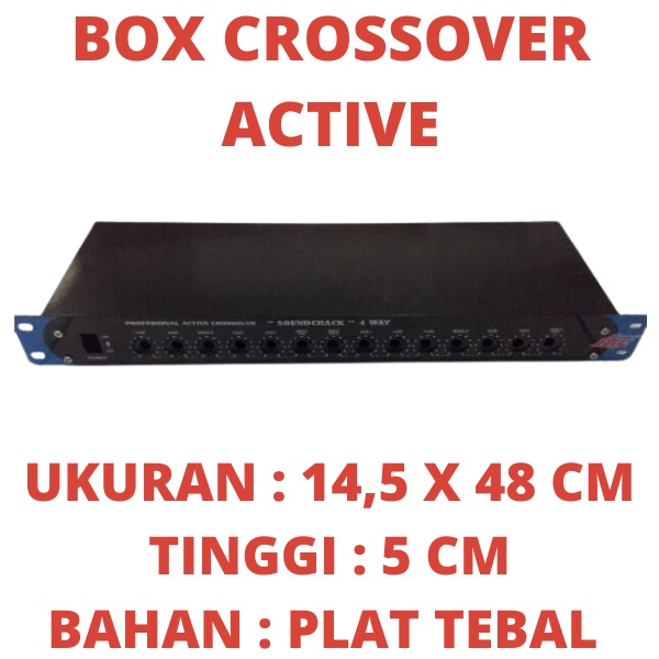 BOKS KROSSOVER AKTIF 4 WAY STEREO BOK KOSONGAN BOX KOSONG KOTAK BOXS ACTIVE AUDIO 4WAY CROSSOVER CRO