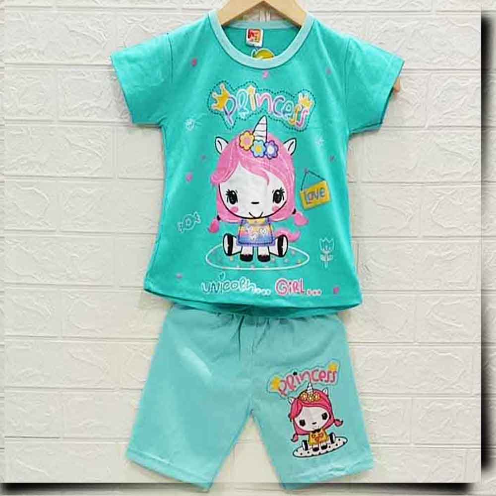 MKids88 - Baju Setelan HP KAOS Anak Perempuan Princes