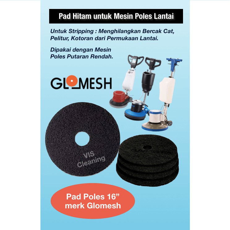 Floor Pad Glomesh 16 Inch  (1 box isi 5)