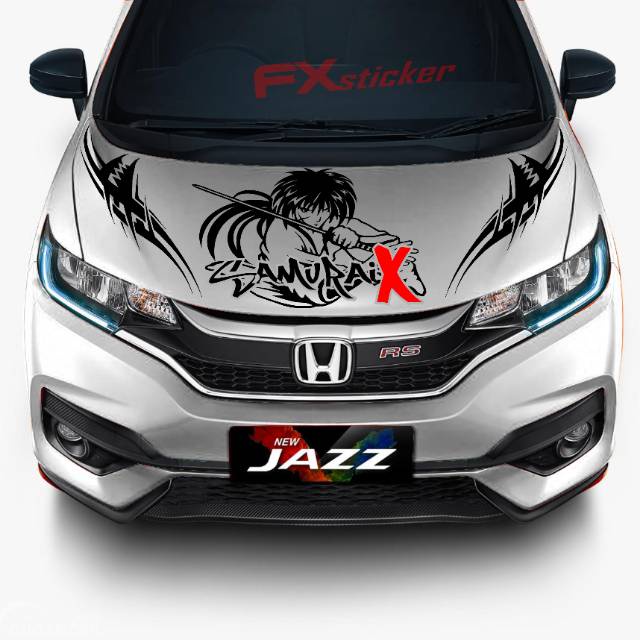 STIKER STRIPING SAMURAI X STIKER KAP MOBIL STIKER ALL TIPE MOBIL