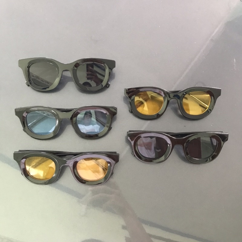 Kacamata Uv400 Bingkai Bulat Gaya Retro