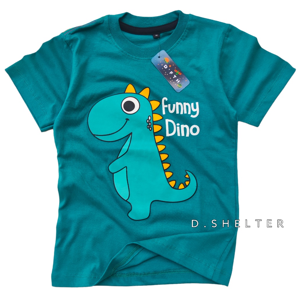 KAOS ANAK D'FTH TOSCA T-REX / KAOS ANAK DINO T-REX / KAOS ANAK LAKI LAKI / KAOS ANAK PEREMPUAN