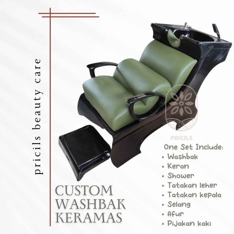 Custom Washbak Keramas / Kursi Keramas Fiber