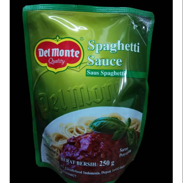 

Saus spagheti delmonte pouch