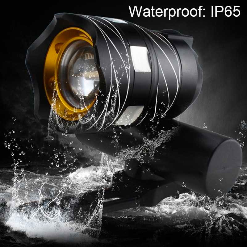 Lampu Depan Sepeda LED Bisa di Cas Charge Tahan Air Waterproof