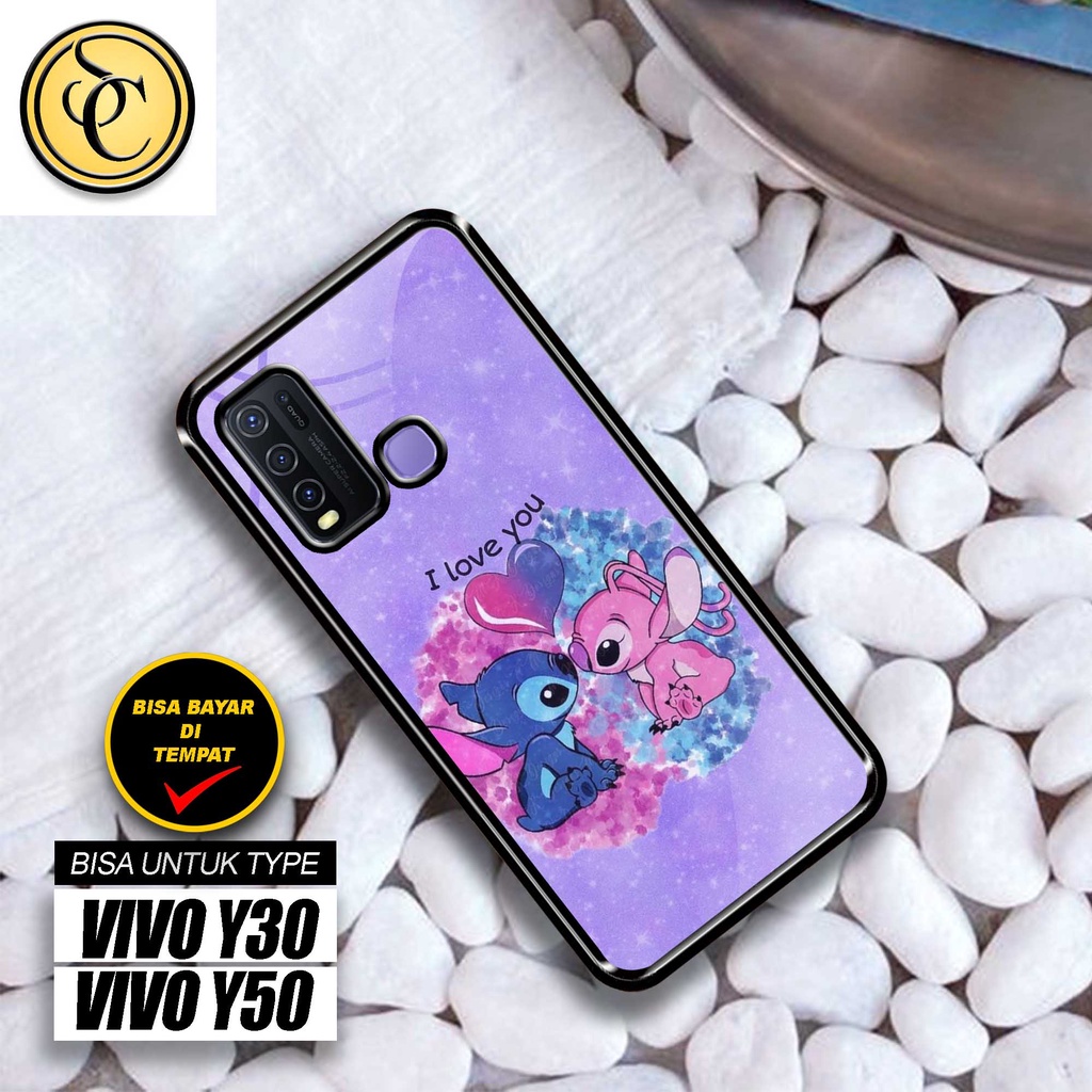 Sukses Case Glossy VIVO Y30 Y30i Y50 - Hardcase 2D Glossy VIVO Y30 Y30i Y50 - Silikon Hp Vivo- Silic