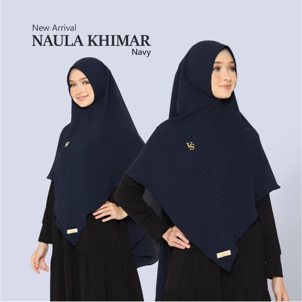 TERBARU KHIMAR NAULA ORI VALENSHAQUEEN HIJAB BAHAN CRINKLE PREMIUM KERUDUNG IKKA MEMEI