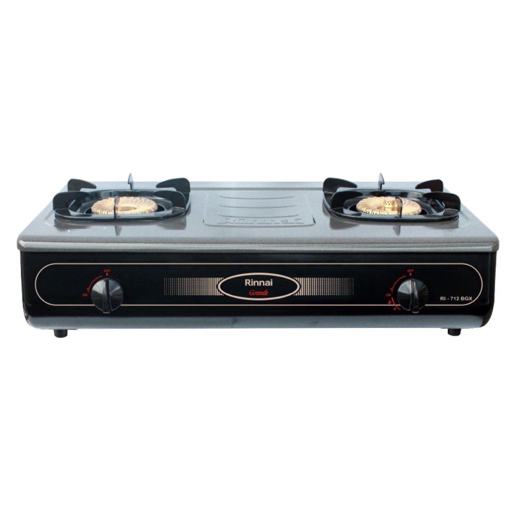 Kompor Gas Rinnai RI-712BGX Gas Stove 2 Tungku RI 712BGX