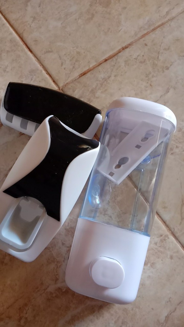 [400gr] Dispenser Tempat Shampoo Sabun Mandi Cuci Tangan Hand Soap Cair 1 Single 2 Double Tabung