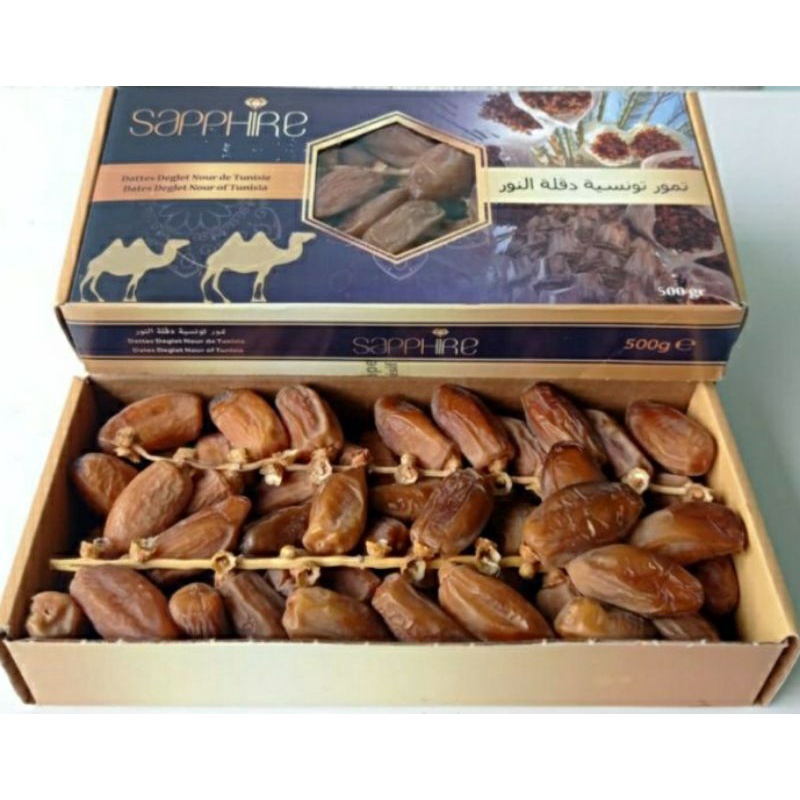 

Kurma Tunis Sapphire 1 Dus - (12 Pack x 500gr) - Kurma Tangkai