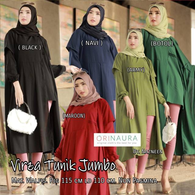 VIRZA TUNIK JUMBO ORI BY NAURA