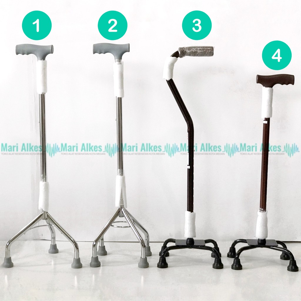 Tongkat Alat Bantu Jalan Gea (Kaki 3 atau 4)