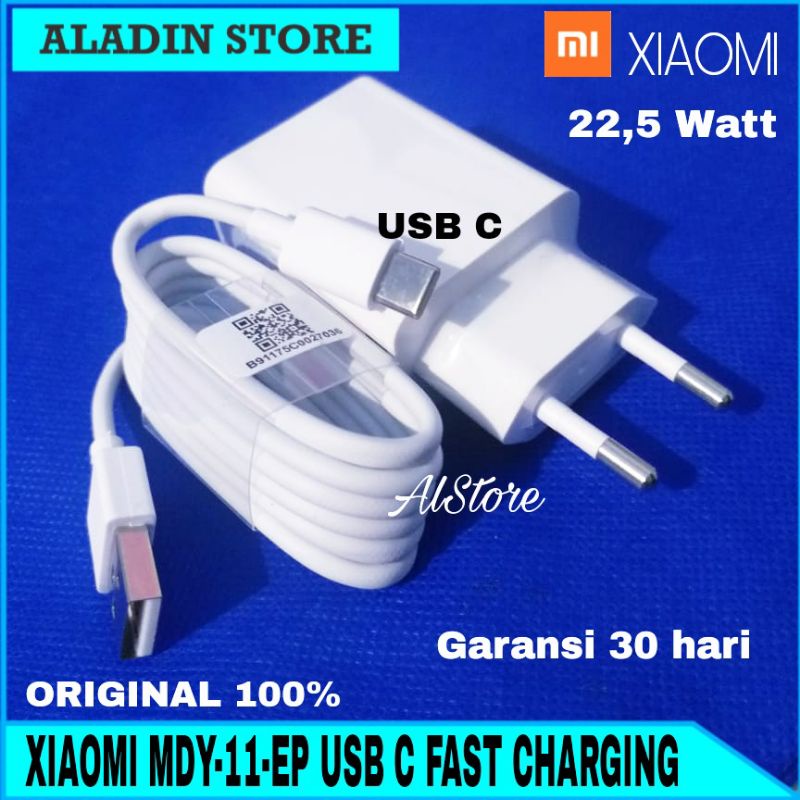Charger Xiaomi 22,5W Xiaomi Poco M3 ORIGINAL 100% Fast Charging Type C
