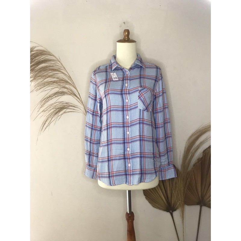 PL Kemeja Flanel Kotak Uniqlo