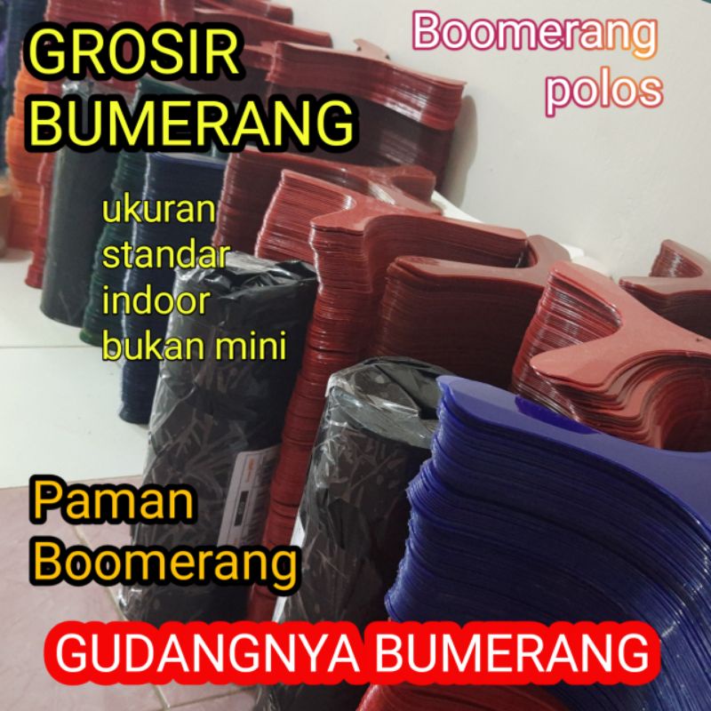 bumerang boomerang polos paket isi 10 pcs