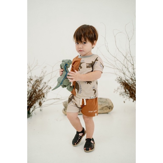 Bohopanna Combine Tee Set Dino 1-10thn / Setelan Anak