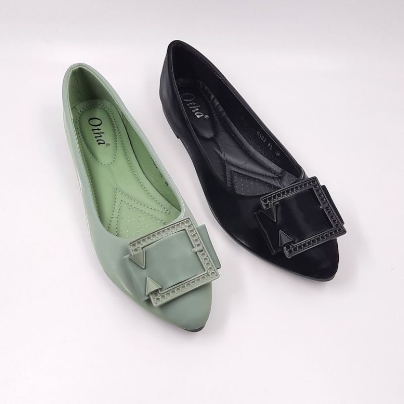 FLAT SHOES WANITA MERK OTHA/ SEPATU FLAT OTHA/ SEPATU WANITA/ H422