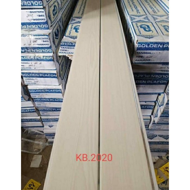 Plafon PVC motif putih murah berkualitas