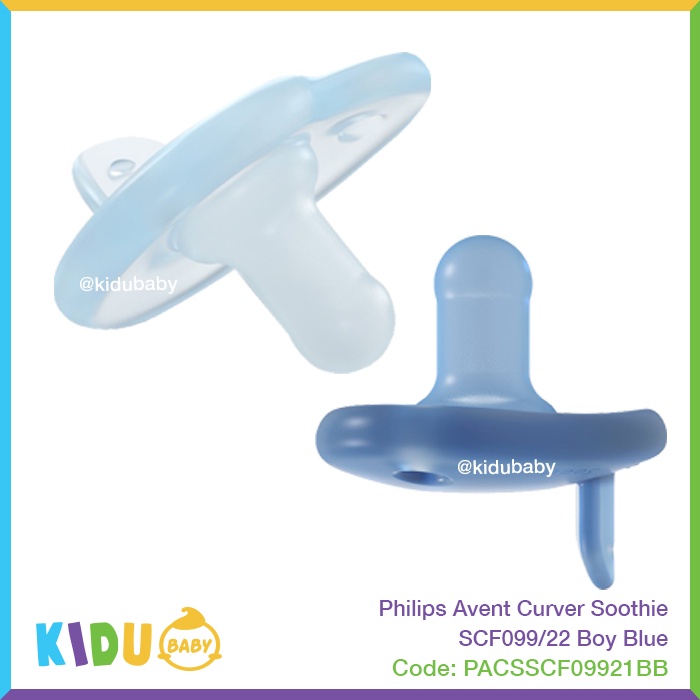 Philips Avent Curver Soothie SCF099/21 Boy Blue Empeng Bayi Kidu Baby
