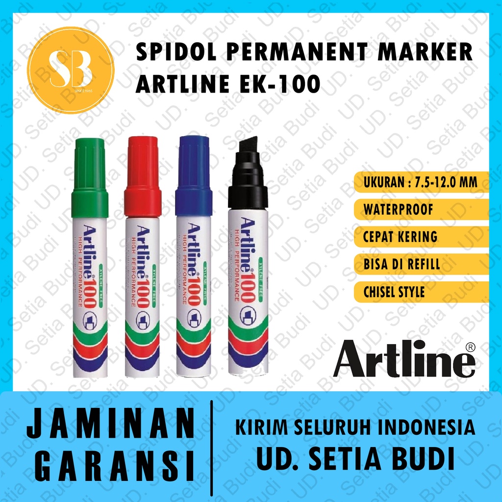 

Spidol Permanent Marker Artline EK-100