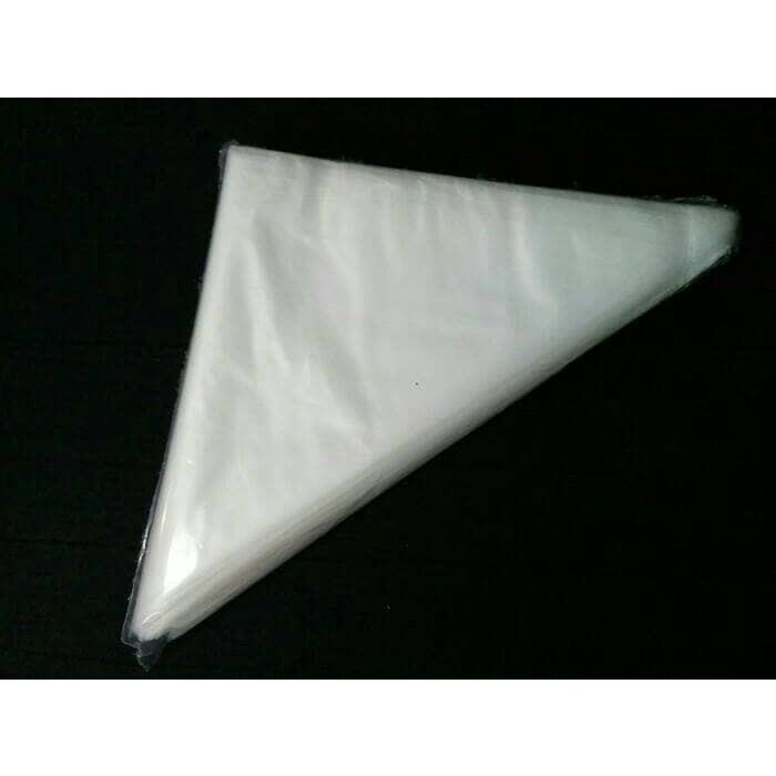 

KUE-PENGHIAS-ALAT- PLASTIK SEGITIGA, PIPING BAG, SEMPROT KUE, UK.45,5 X 22,5CM -ALAT-PENGHIAS-KUE.