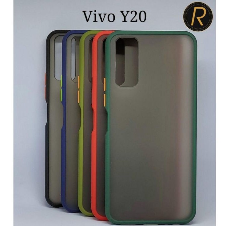 Case vivo y20/ y20i/ y20s/ y30/ y50/ y11/ y12/ y12s/ y15/ y17/ y19 AEROCASE MATTE