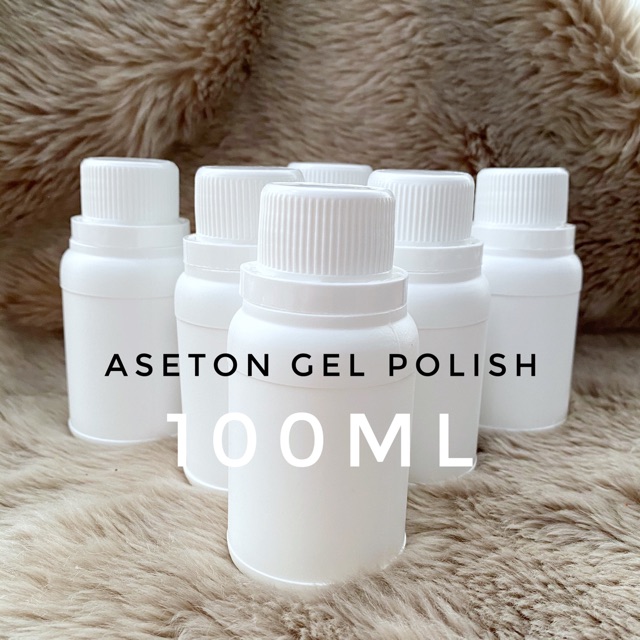 ACETON 100ml GEL POLISH ASETON KUTEK GEL POLISH 100ml aseton kutek gel