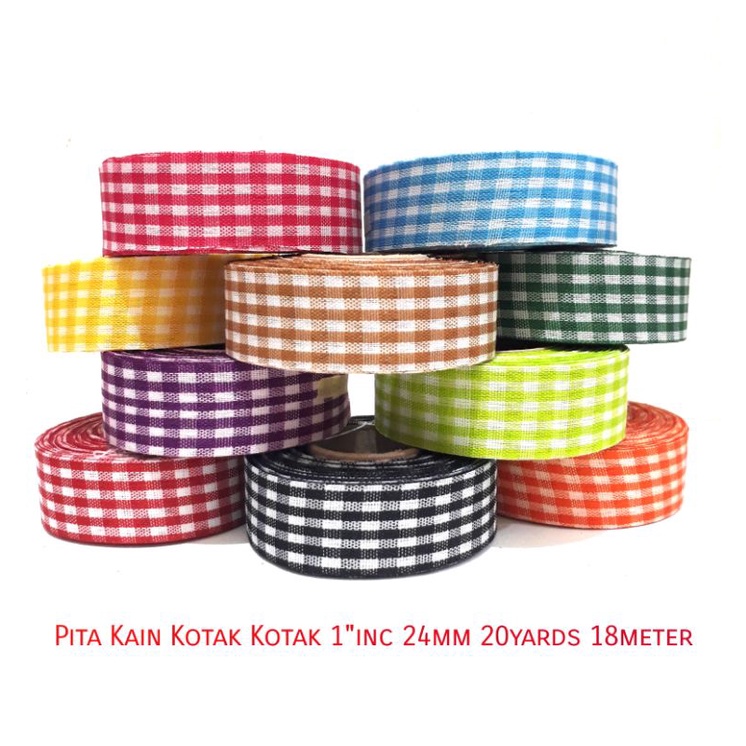 

Pita Kain Kotak 1"inc 20yards 18meter
