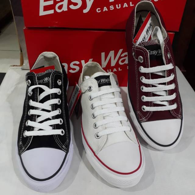 Sepatu kanvas warna EASY WALK original