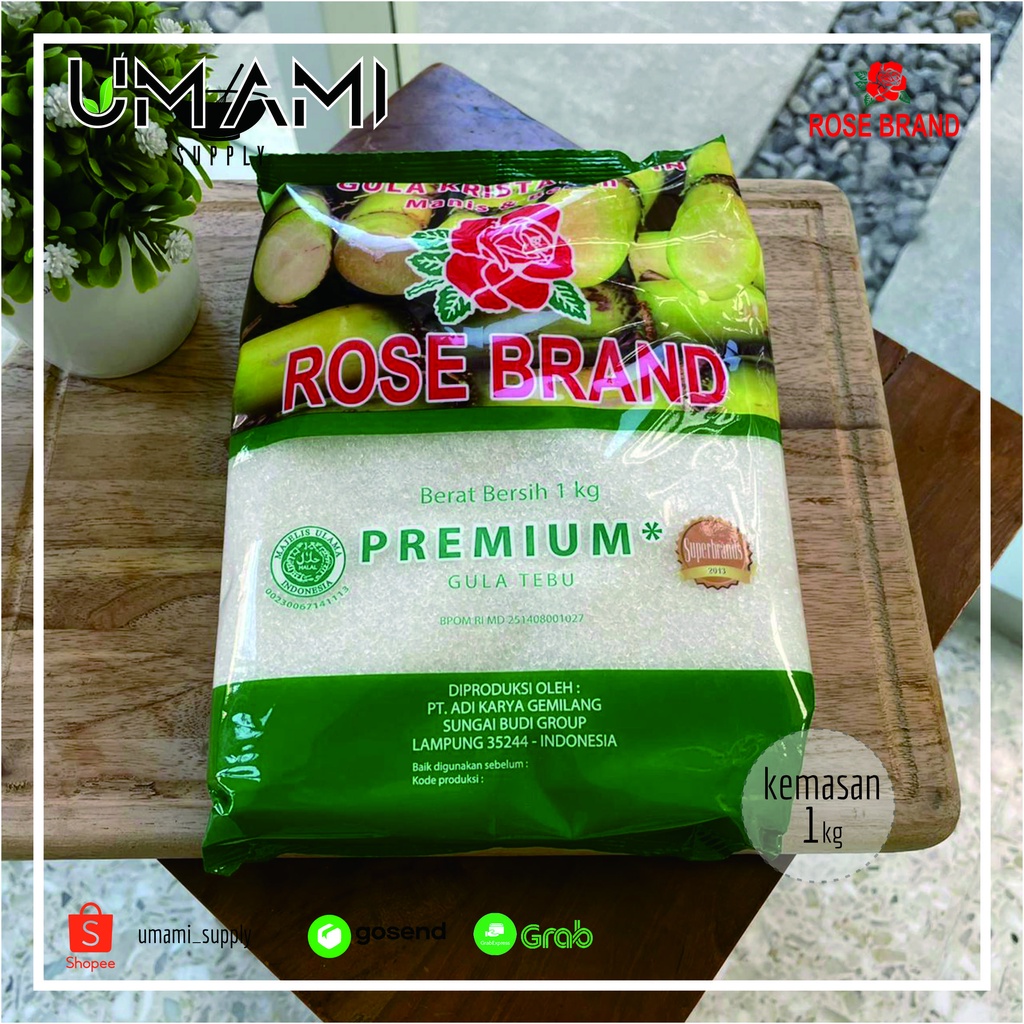 

Rose Brand - Gula Pasir Premium - 1kg