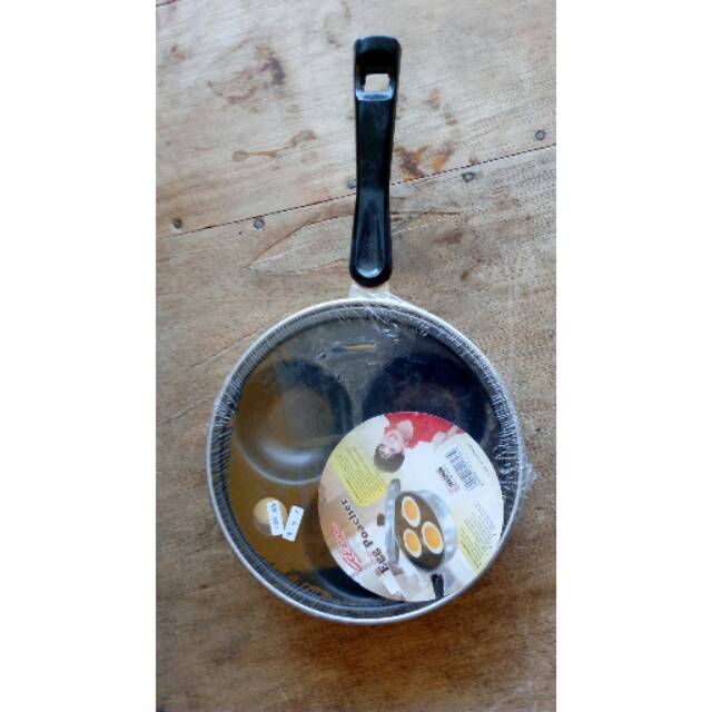 Cetakan telur rebus mata sapi egg poacher alcor Maspion 3 lubang