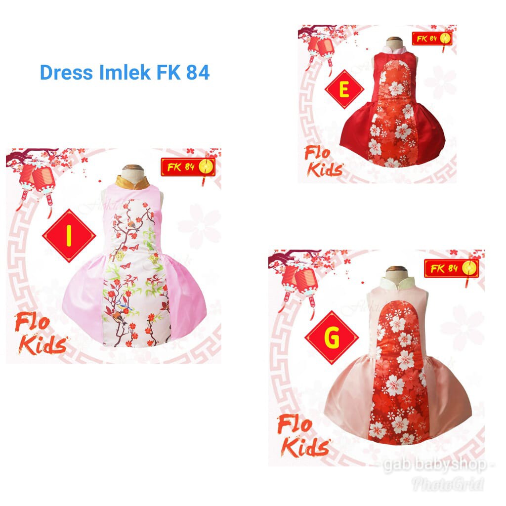 IMLEK SALE ! Dress Imlek FK 84 Anak Perempuan/Dress Anak Perempuan Imlek