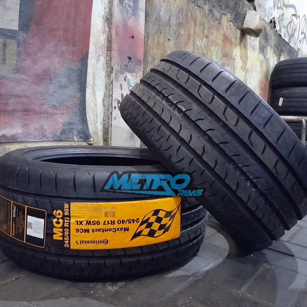 BAN MOBIL IMPORT MURAH RING 17 245/40 MERK CONTINENTAL MC6 245 40 R17 Ban Tubeless Untuk Velg Ring 1