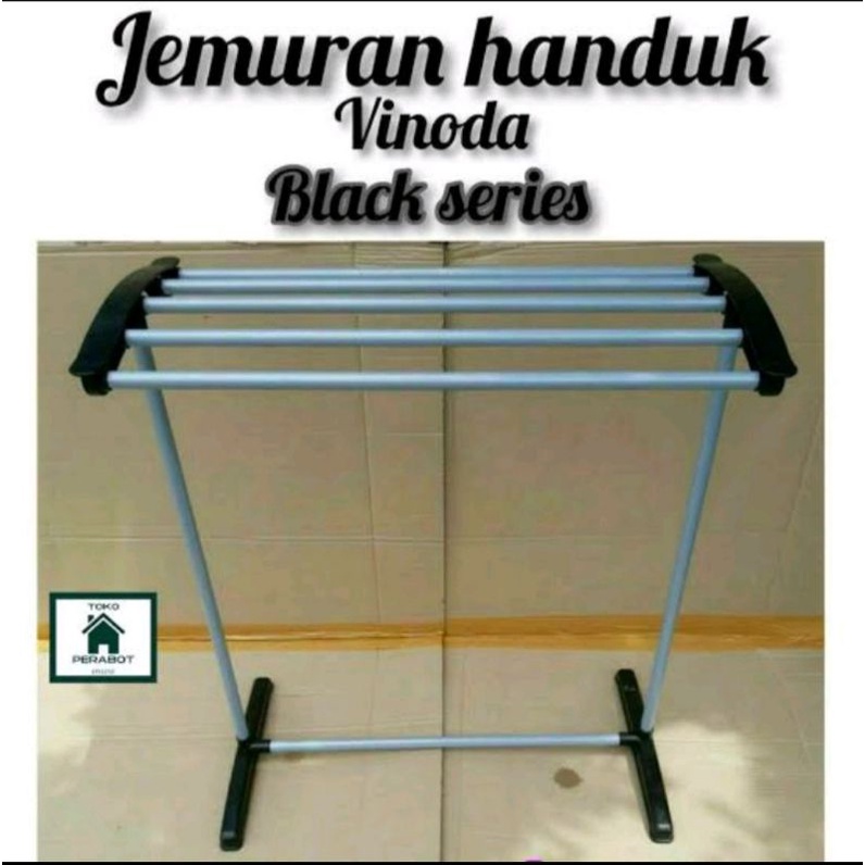 JEMURAN HANDUK DAN PAKAIAN /RAK HANDUK DAN PAKAIAN /JEMURAN HANDUK VINODA HITAM