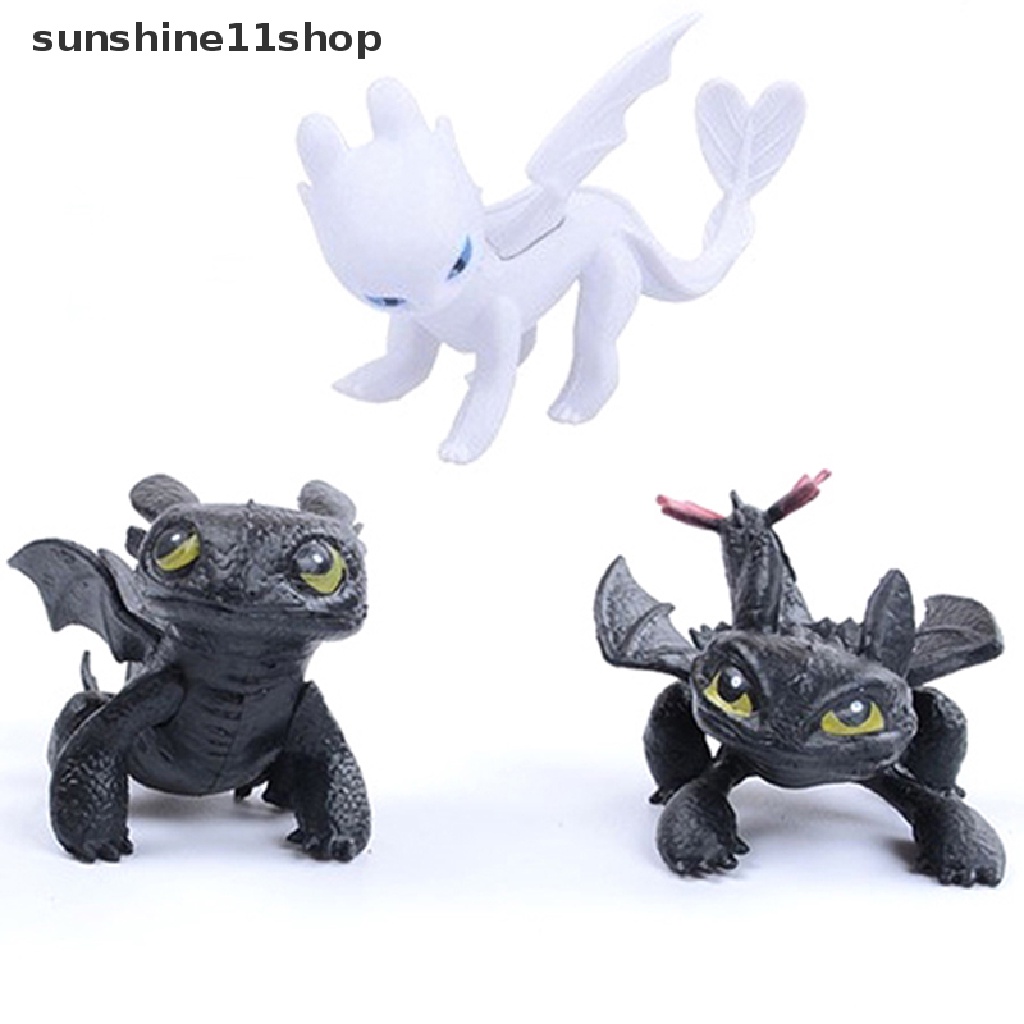 Sho Mainan Action Figure Toothless Night Fury Dragon Untuk Koleksi