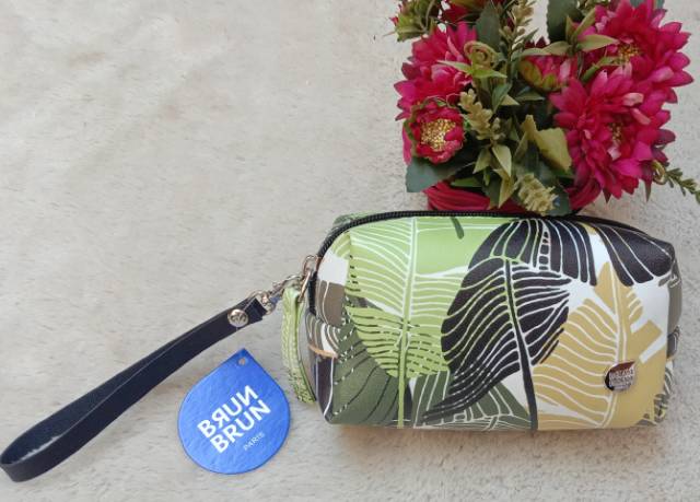 Pouch Brun Brun Paris original harga sale gratis tali Dompet