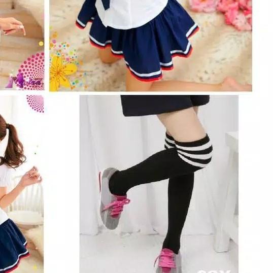 Kostum Seifuku Seragam Sekolah Jepang Korea Navy Costume Cosplay