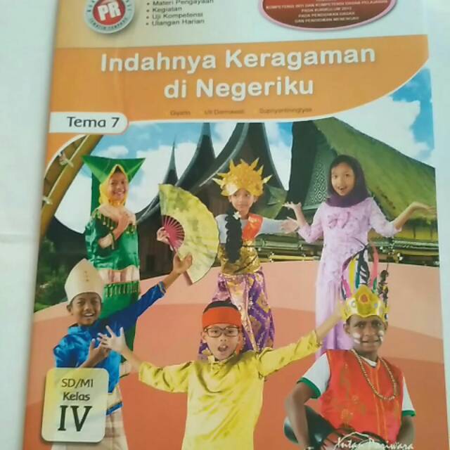 Buku PR kelas 4 Tema 7 indah nya keragaman di negriku