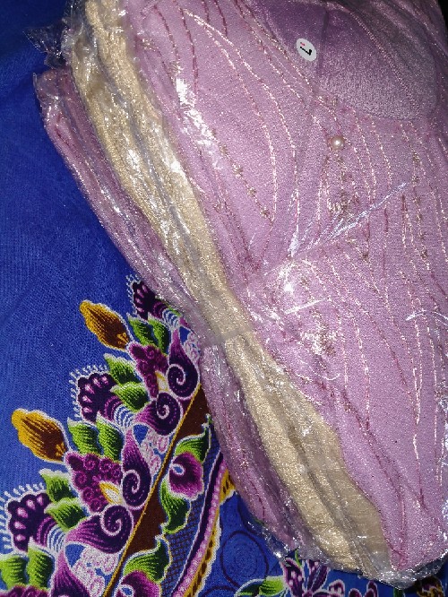 Set Couple Mika Dusty ---- Batik Couple Rossa Batik Brokat Modern Kebaya Kekinian