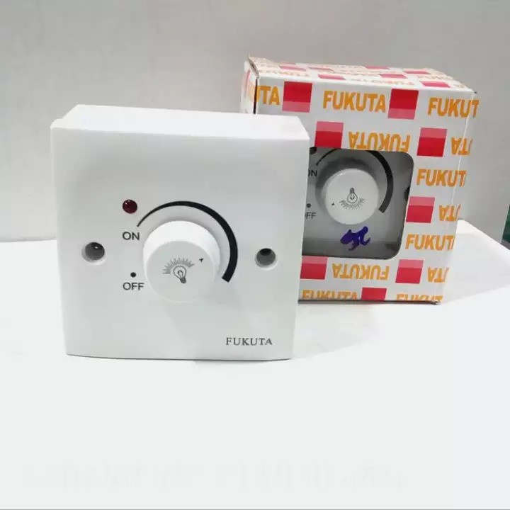 TERMURAH!!! FUKUTA DIMMER - DIMER LAMPU PENGATUR TEGANGAN LISTRIK SWITCH SAKLAR LAMPU BERKUALITAS