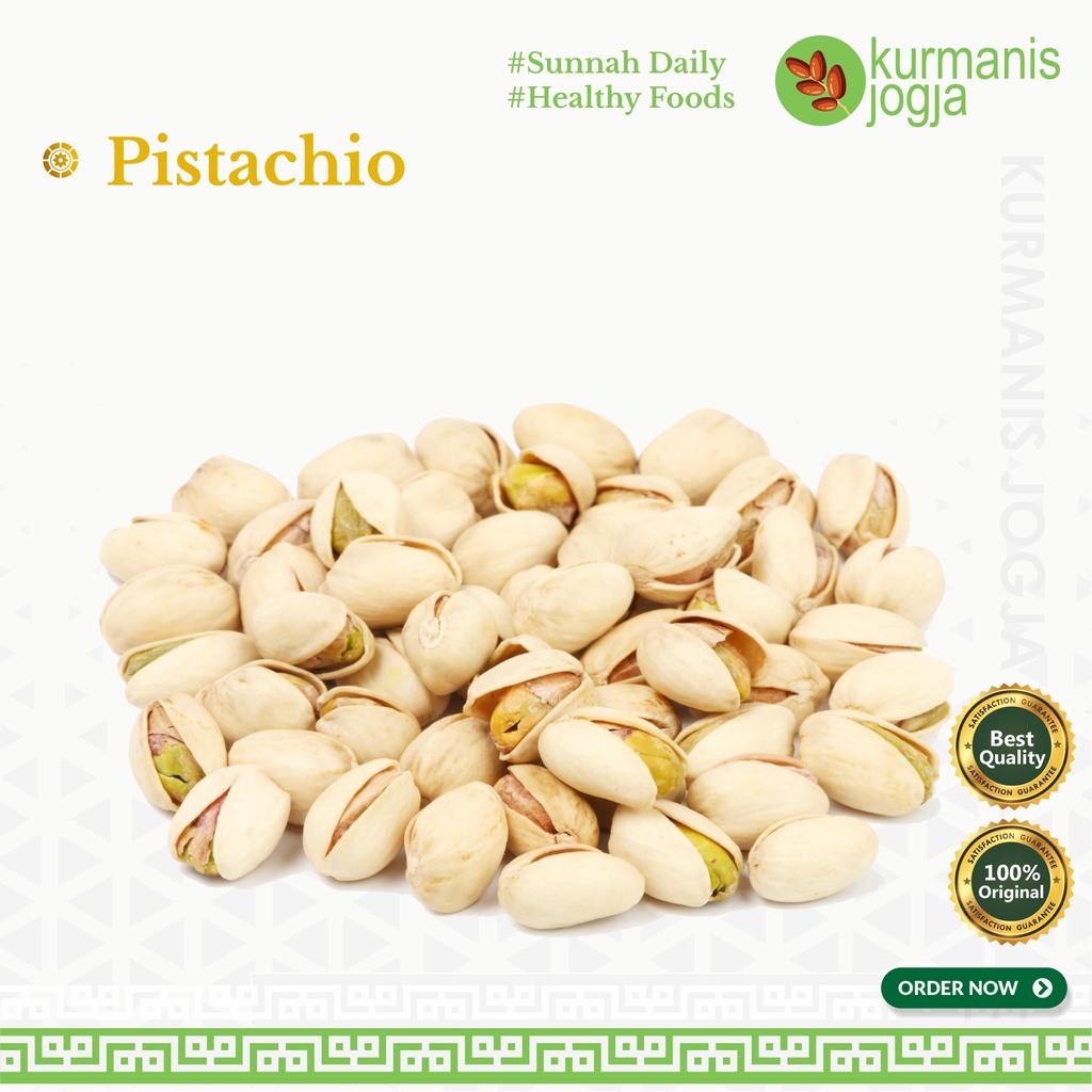 Jual Kacang pistachio fustuk arab pistaschio putih besar Shopee Indonesia