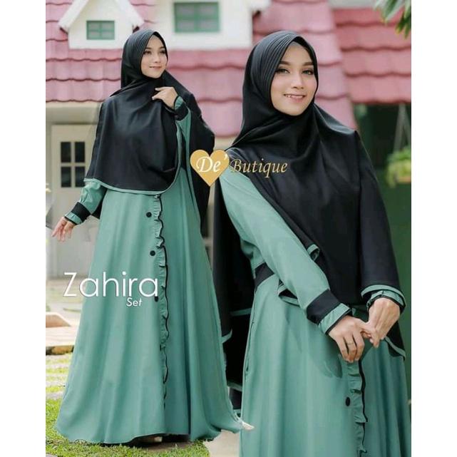Gamis zahira//set muslimah//zahira