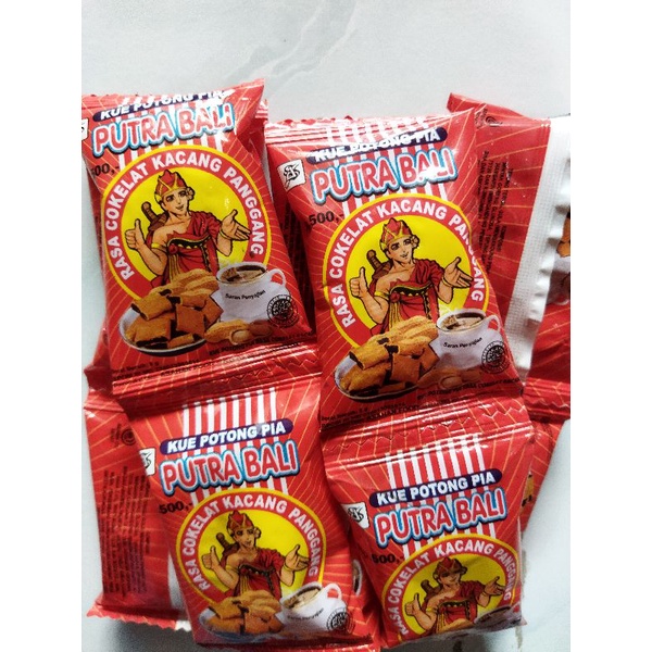 

Putra Bali Snack kue potong pia 8 gr×10 pcs