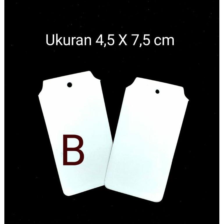

Mari Belanja Hang Tag Polos Art Carton 360/Hangtag Putih/Hangtag Polos/Hantag Label/Label Murah Harga Sipp
