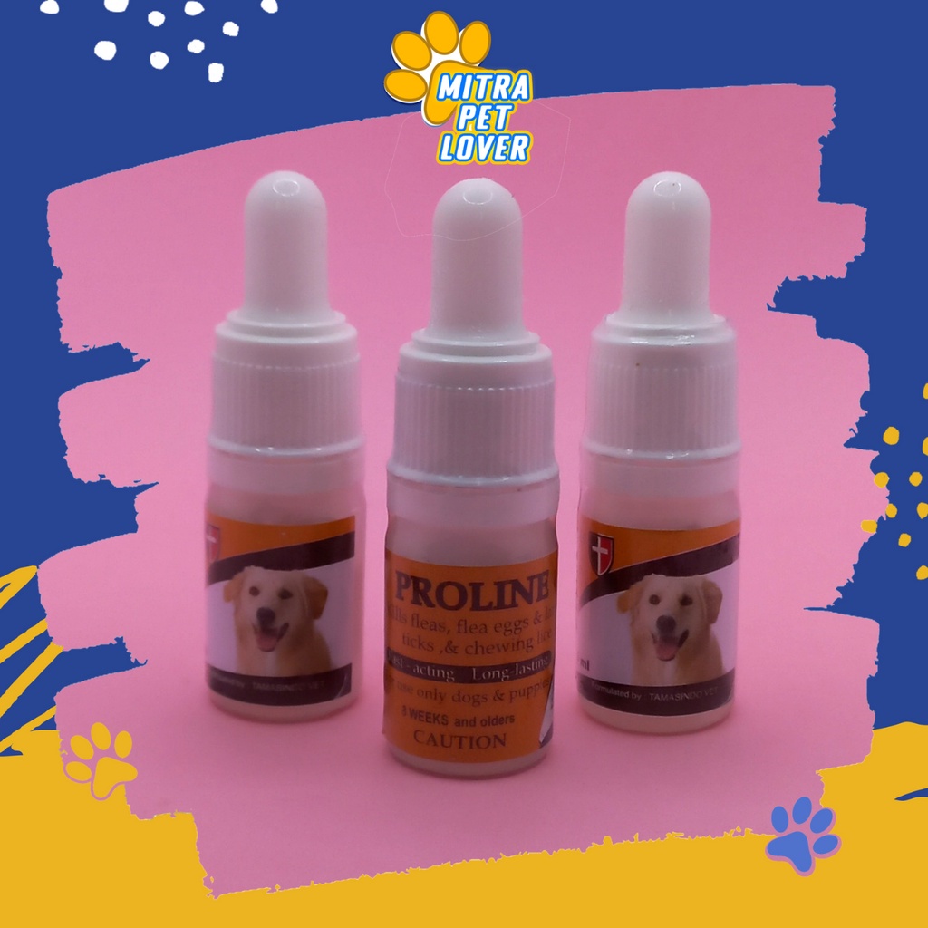 OBAT KUTU ANJING - PROLINE PLUS DOG 2,5 ML - BASMI KUTU, TELUR KUTU , LARVA DOGGIE DOGY BERSIH MANJUR - MURAH GARANSI KUALITAS ASLI ORIGINAL - PET ANIMAL HEALTHCARE &amp; VETERINARY TAMASINDO OBAT KESEHATAN &amp; VITAMIN HEWAN BINATANG PELIHARAAN MITRAPETLOVER