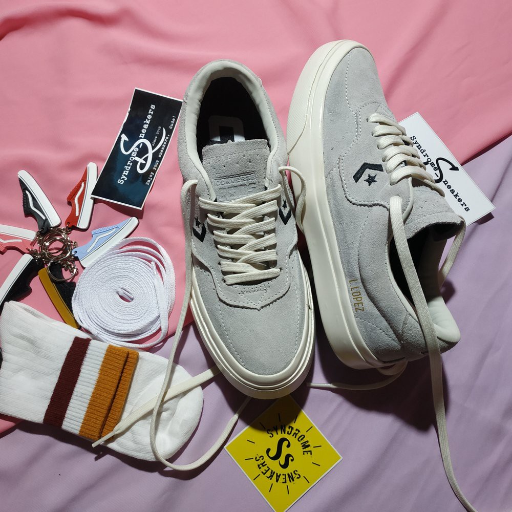 TERLARIS CONVERSE LOUIE LOPEZ SOFT GREY PREMIUM BNIB FULL